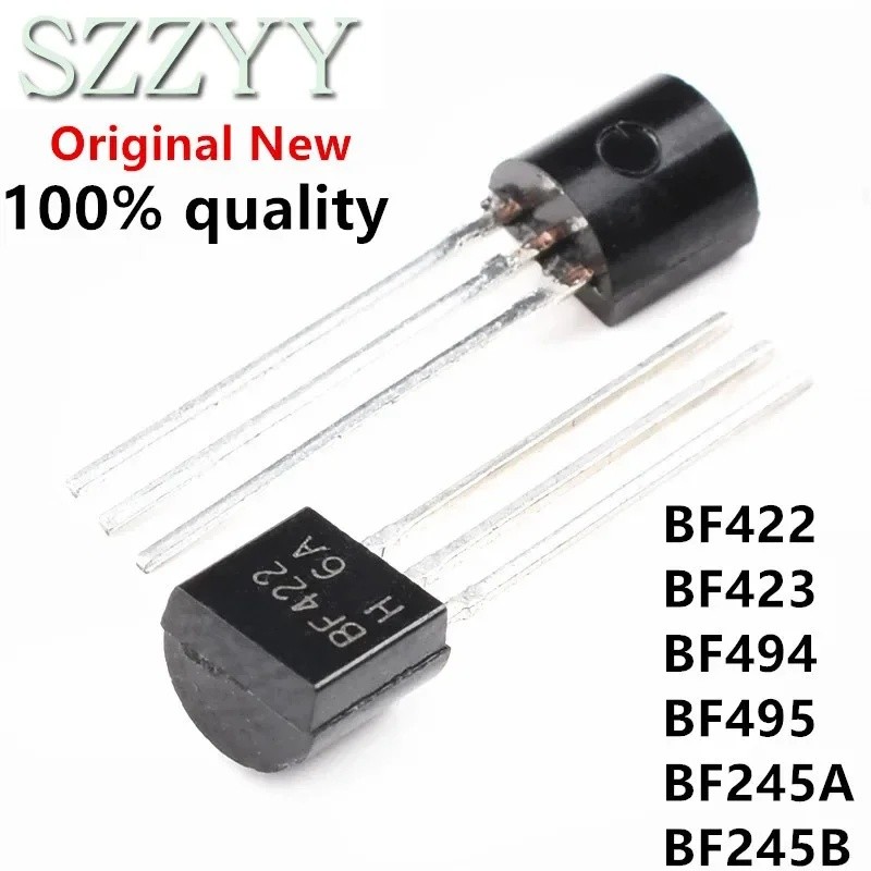 10PCS BF245A BF245 BF245B BF422 BF423 BF494 BF495 TO-92 ทรานซิสเตอร์