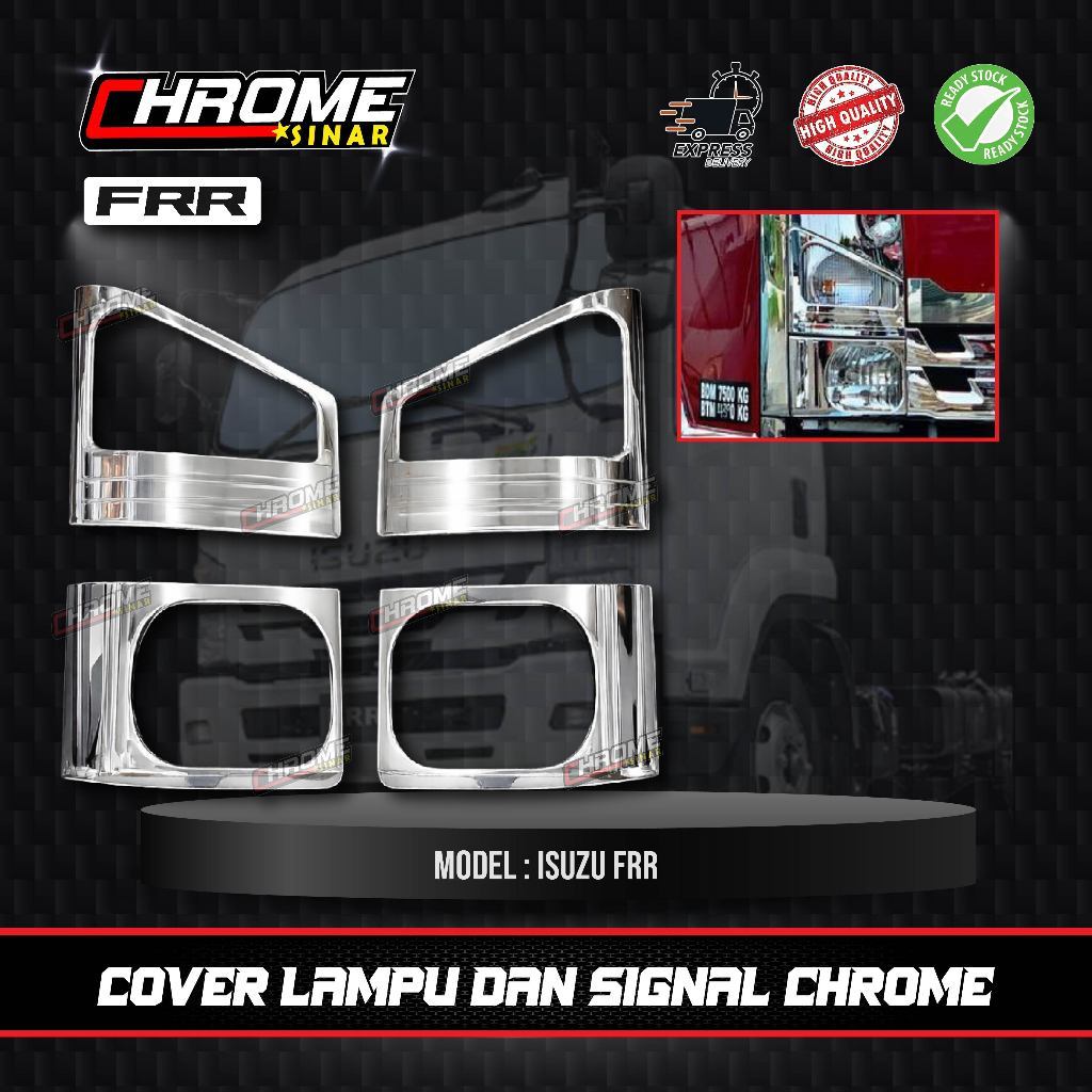 ฝาครอบ ISUZU FRR90 CHROME LAMPU/SIGNAL