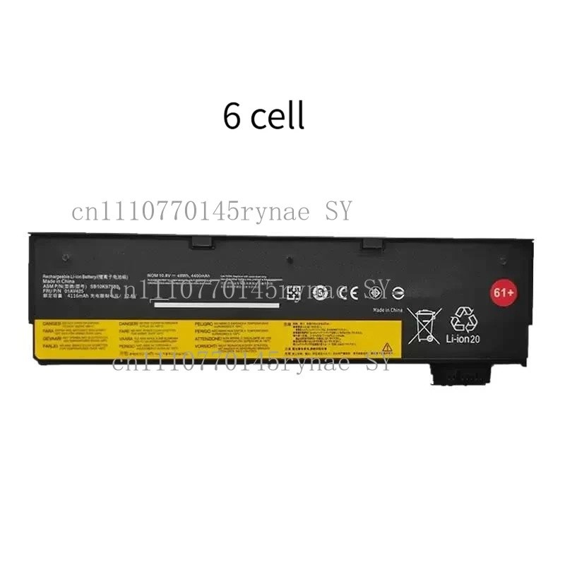 01AV427 01AV428 01AV423 01AV424/5 SB10K97580 61 + แบตเตอรี่แล็ปท็อปสําหรับ Lenovo ThinkPad T470 T480