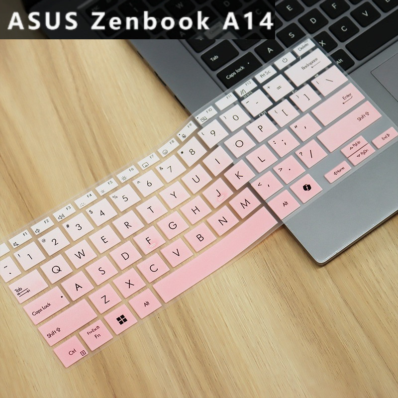 สําหรับ Asus Zenbook A14 UX3407 UX3407RA UX3407NA S14 S3407 S3407QA 14 นิ้วซิลิโคนแล็ปท็อปแป้นพิมพ์ผ