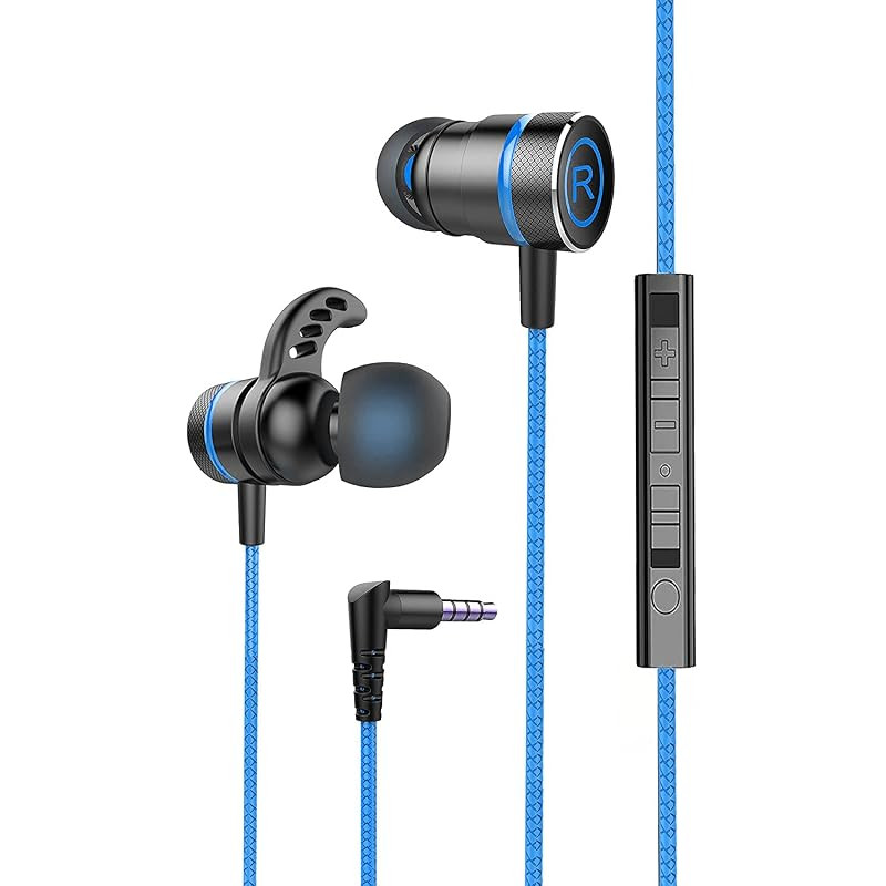 Kasott Soundmaster Pro V1 Gaming Earphones with Microphone [Microphone Mute Function] Bass-Heavy In-