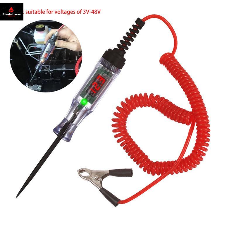 Heavy Duty 5-48V Balit Digital LED Circuit Tester, Auto Test Light Digital LED Circuit Tester