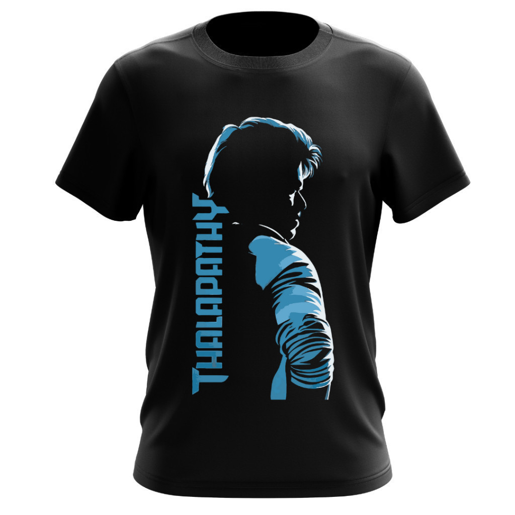 2026 รุ่นใหม่THALAPATHY VIJAY TSHIRT | VIJAY TAMIL KOLLYWOOD TSHIRT เสื้อยืดพิมพ์ลายคุณภาพสูงแห้งเร็