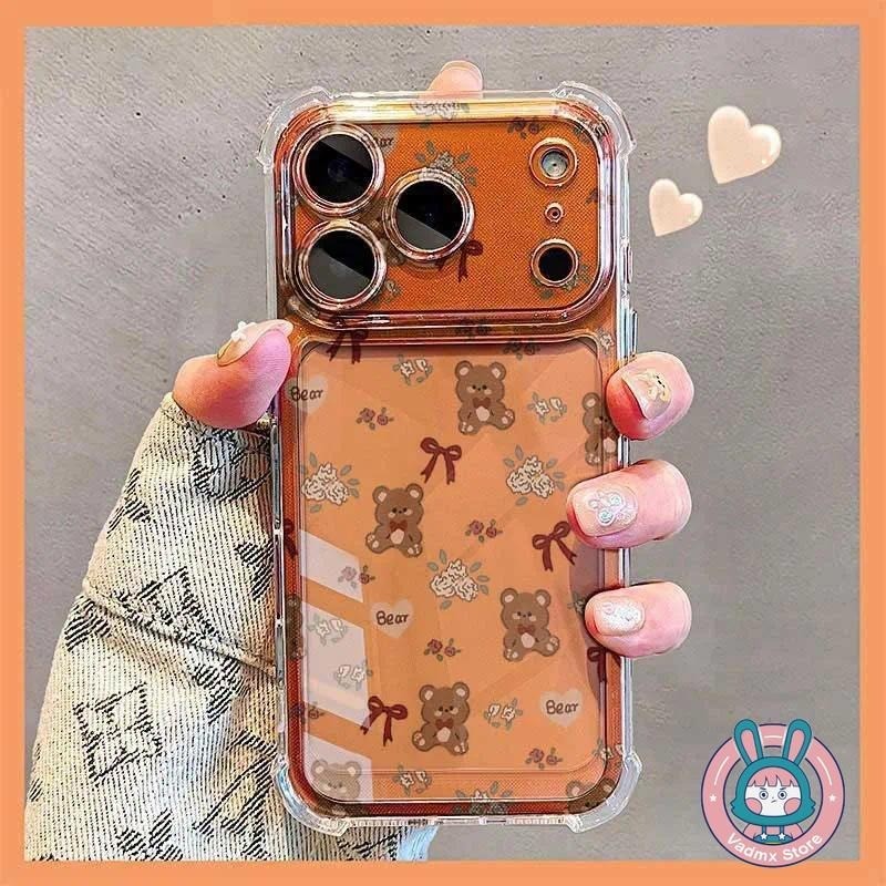 การ์ตูนหมีเคสโทรศัพท์สําหรับ Huawei Nova 16 15 Max 14 13 12 Pro Lite 13i 12S 12i 11i 11 Ultra 10 SE 