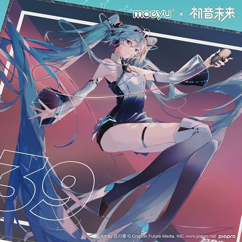 350814เสียง vooidmoeyuv Home Mouse Pad ตาราง Merchanded miku อะนิเมะสองมิติ Pad ขนาดใหญ่ miku First
