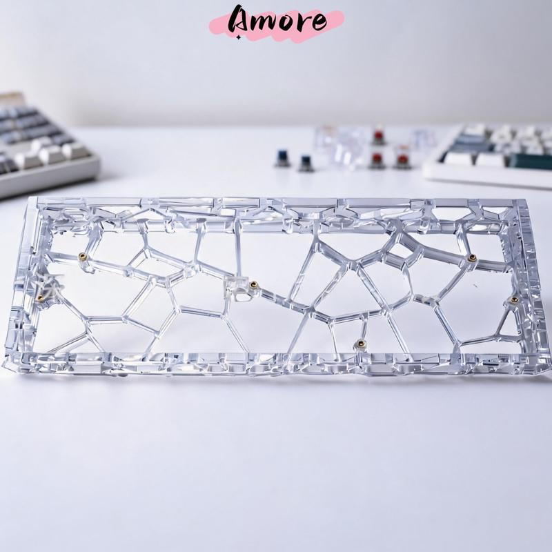 Amore 60% เคสคีย์บอร์ดสําหรับ GH60 GT60 Holy 60 เค้าโครงพร้อมกรอบเปิด PC Housing