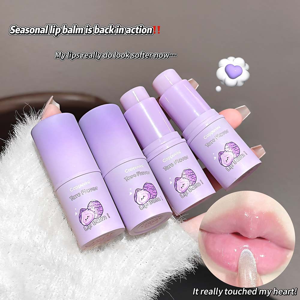 CAPPUVINI CAPPUVINI Taro Flavour Lip Balm Lip Care Lip Care Moisturizing Moisturizing