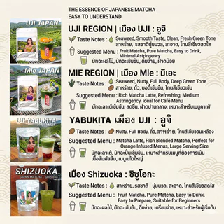 (ราคาส่ง 10ซอง ) Matcha มัทฉะ ซังโรคุ : แบรนด์ HERE36