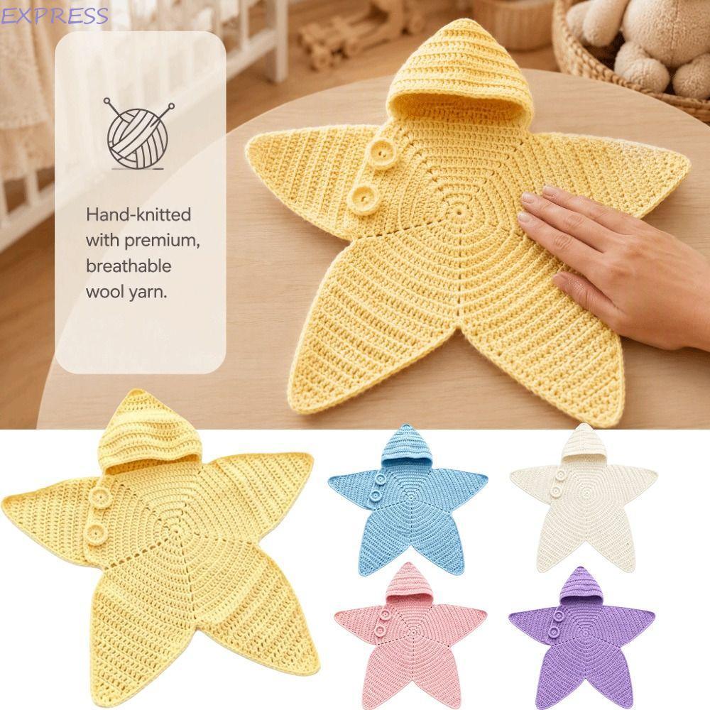 ถุงนอนเด็ก EXPRESS ผ้าห่มห่อตัวทารกอบอุ่นนุ่มรูปดาว DIY Comfort Cotto Safe Sleep เด็กวัยหัดเดินกระสอบนอนหลับทุกฤดูกาลใช้