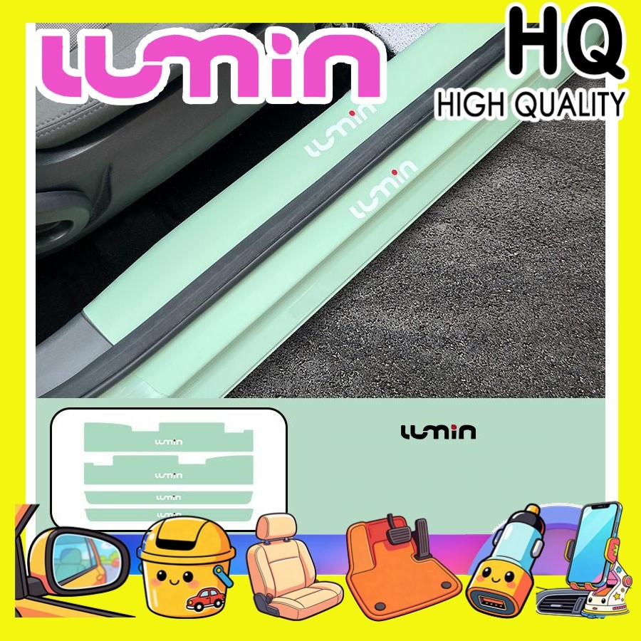 [READY]Changan LUMIN EV Car logo threshold plate protection sticker, trunk sticker lumin Auto Parts 
