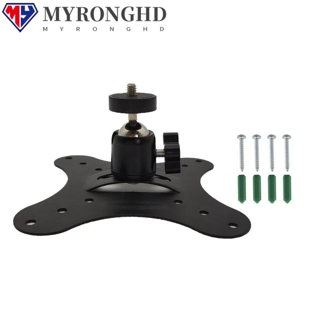 ขายึดโปรเจคเตอร์แบบติดตั้ง MYRONGHD 360° การหมุนด้วยโปรเจคเตอร์ติดผนังสกรูขนาด 1/4 นิ้ว, ขายึดกล้องข
