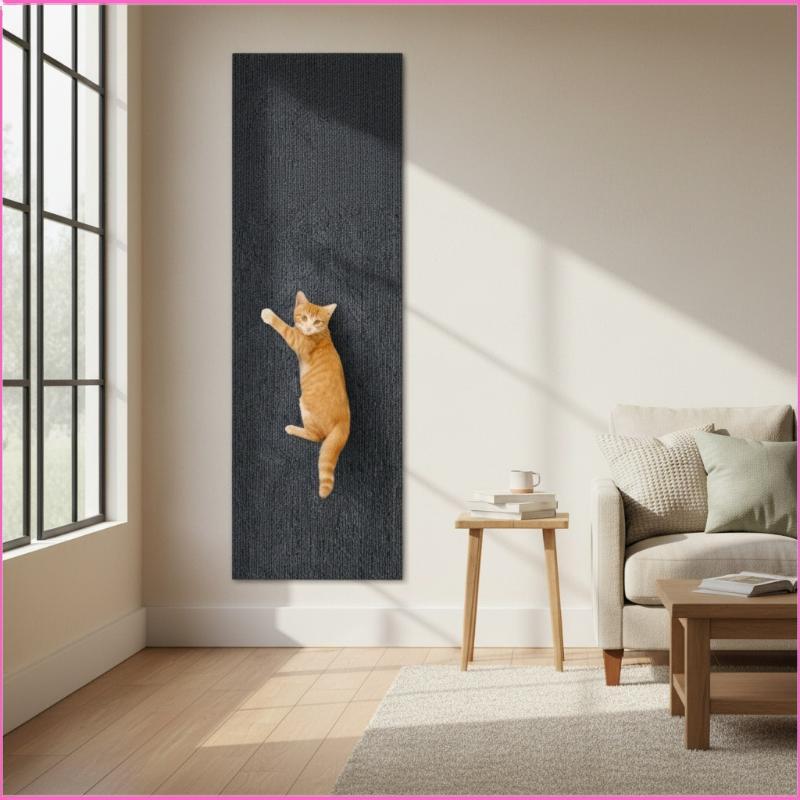 Luckyei Cat Scratcher โซฟา Protector Tear-Resistant Scratch Pad Board 5 สีทําความสะอาดง่ายสําหรับครั