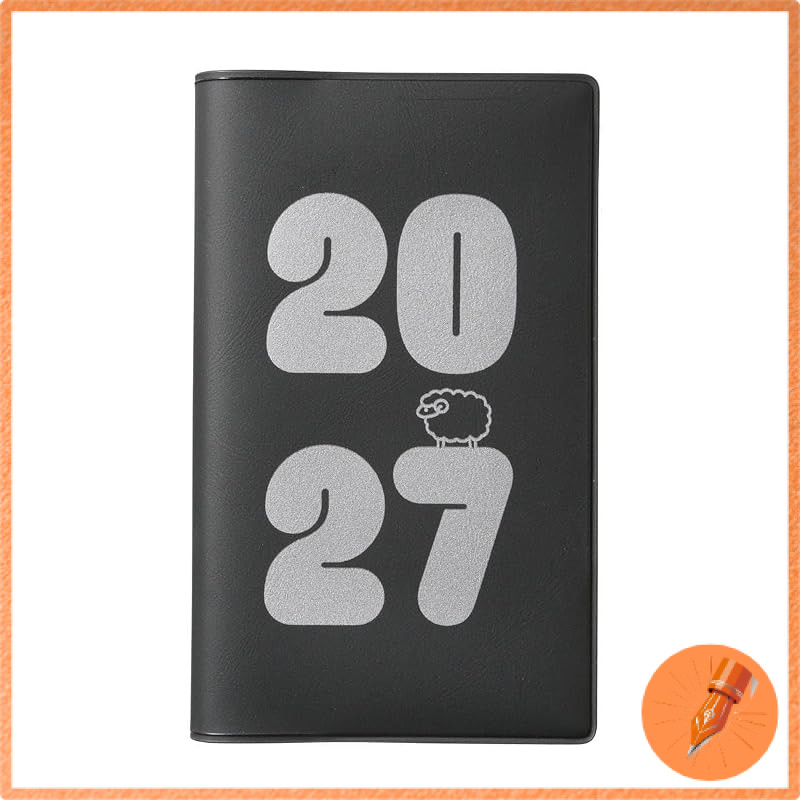 EDiT 2027 Planner January 2027 Start 1 Page Per Day B7 Variant Recycled PVC Cover Sheep 27WDR-ETB03-