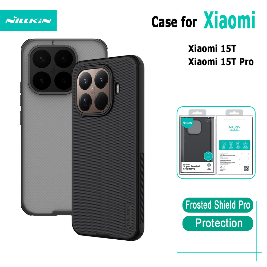 สําหรับ Xiaomi 15T /15T Pro เคสโทรศัพท์ Nillkin Frosted Shield Pro กันกระแทกบางเฉียบฝาหลัง