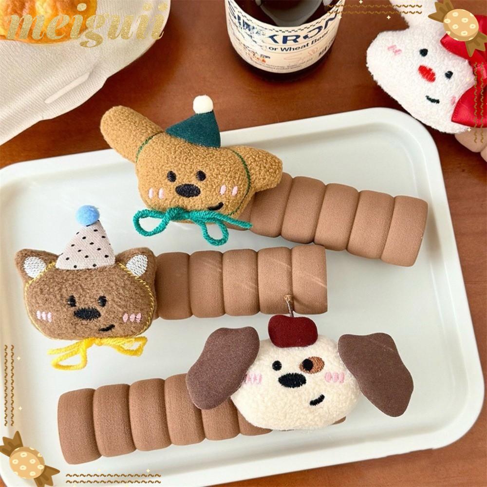 MEIGUII Bear Door Knob Protector, Scratch-proof Anti-Collision Door Knob Cover, น่ารัก EVA Anti-Stat