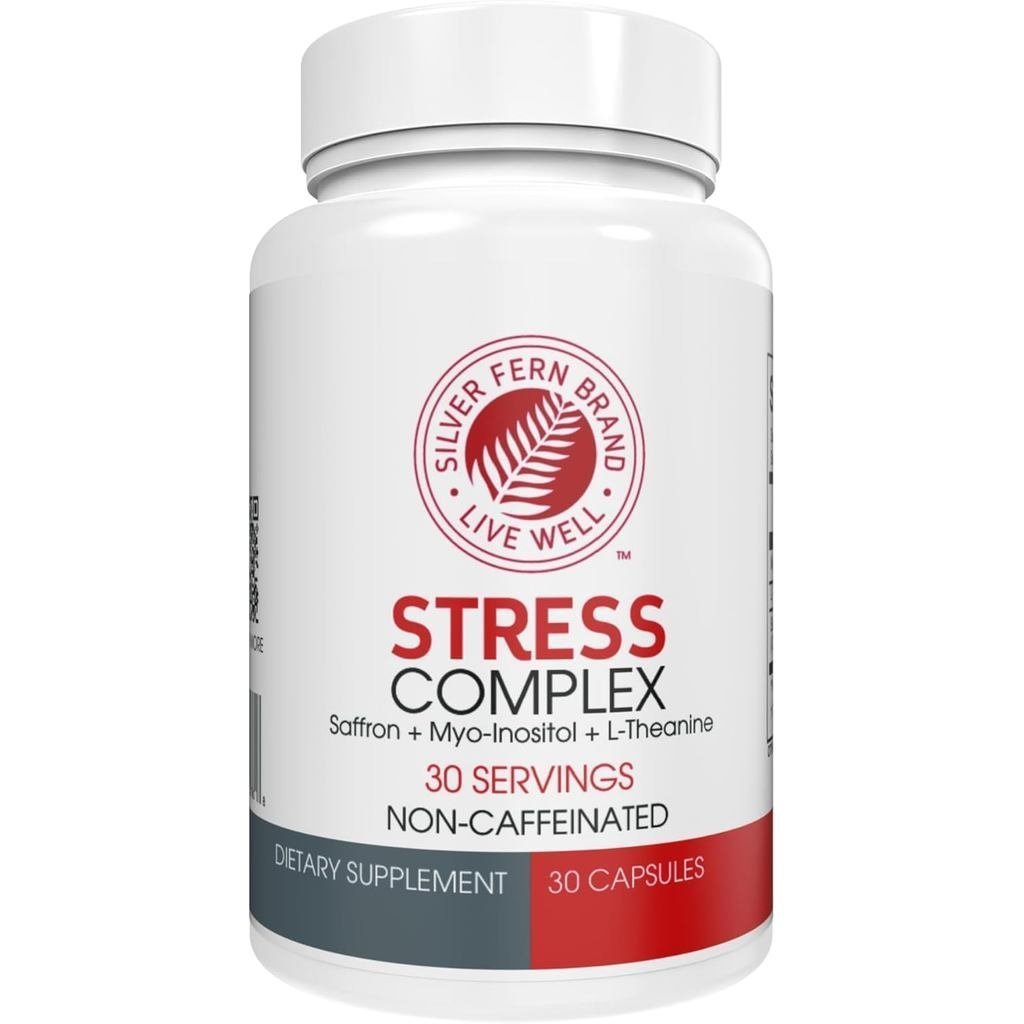 SilverFernStressComplex-ไม่มีคาเฟอีน-,Worry,Mood&More-withSaffirons,,,&Myo-inositool-StressRelief(Pa
