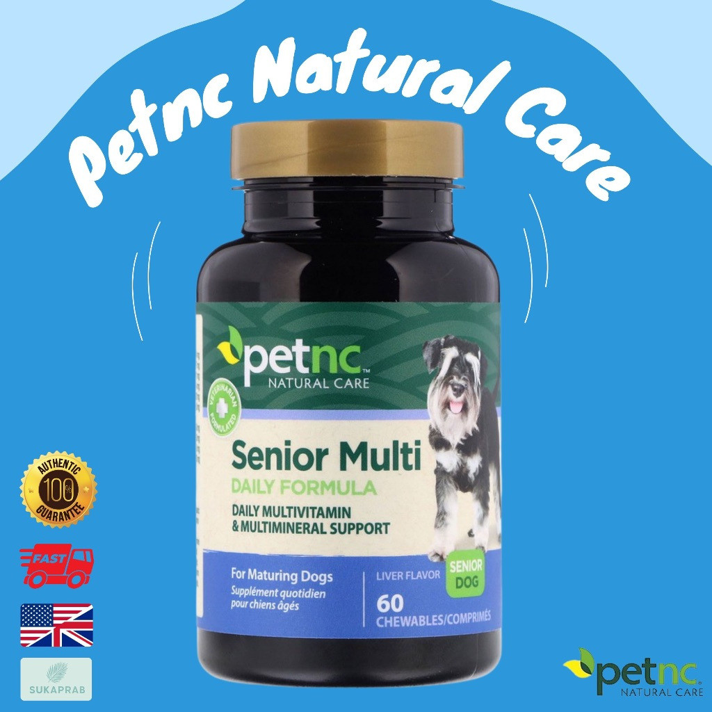 พร้อมส่ง Petnc Natural Care Multivitamin for Senior Dogs สูตร Senior Multi Daily