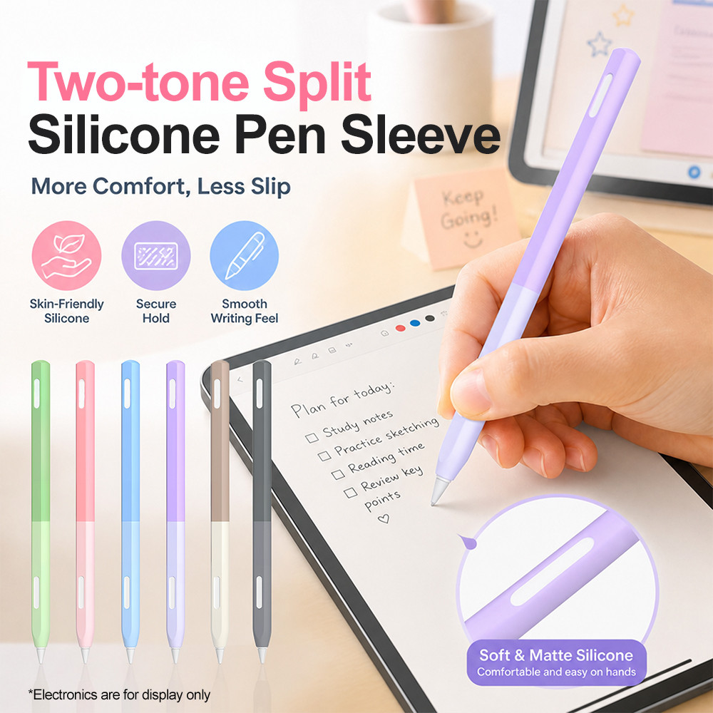 เคสปากกาไอแพด ปลอกสำหรับ Pencil 2 Gen 2 Pro Case ซิลิโคน สีไล่ระดับ Silicone Sleeve เออกแบบมาโดยเฉพาะสำหรับปากกาแท็บเล็ต