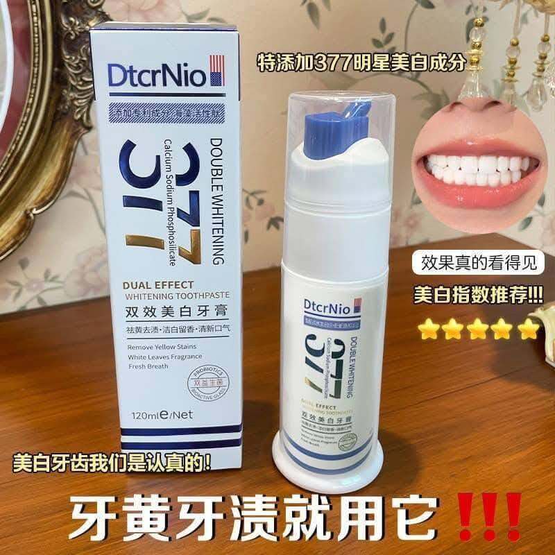 K8367 377 Dual-Action Whitening Toothpaste 377 Dual-Effect Whitening Toothpaste