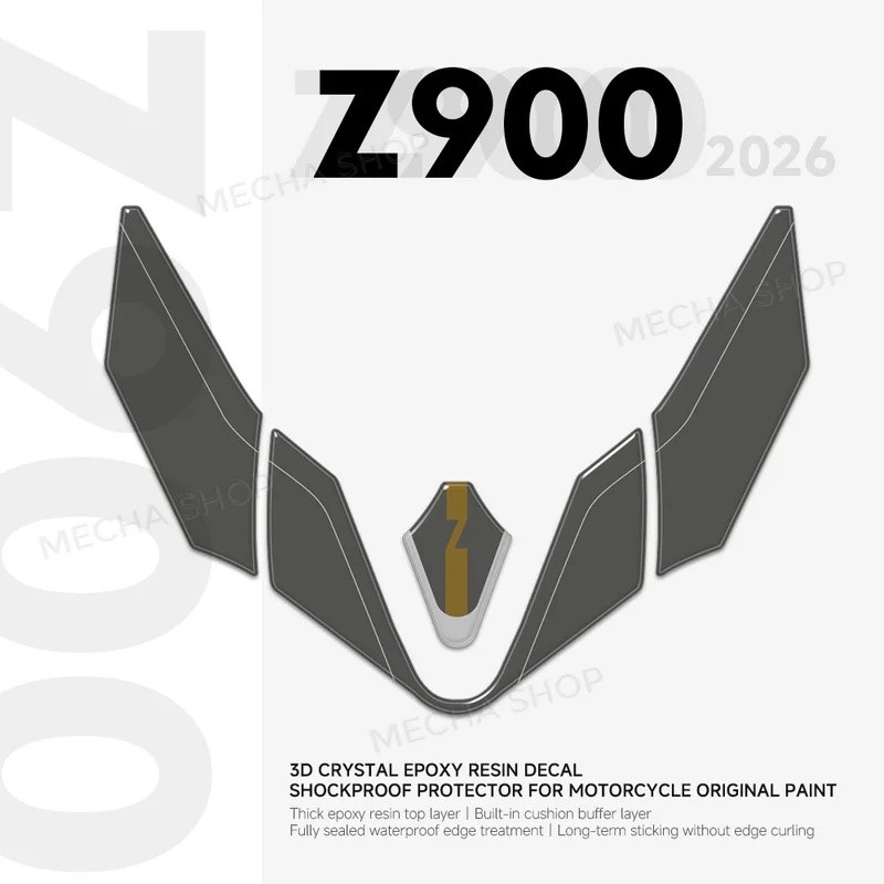 สําหรับ Z 900 Z900 2026 3D Decal Kit สติกเกอร์ด้านหน้าอุปกรณ์เสริมรถจักรยานยนต์