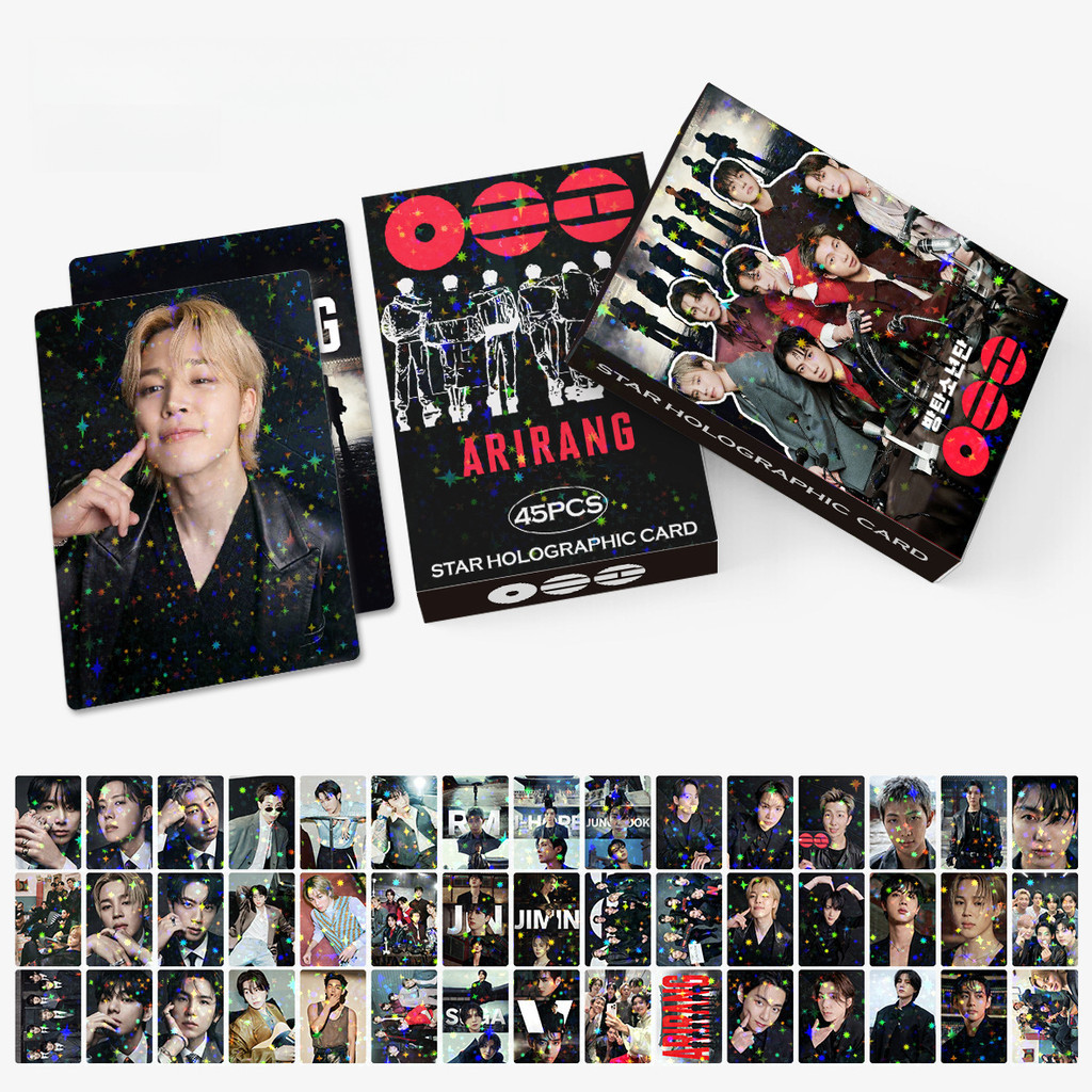 45 ชิ้น BTS Arirang อัลบั้มใหม่ Starry Lomo การ์ดพร้อมสต็อก Kpop Idol Photocards ของขวัญ