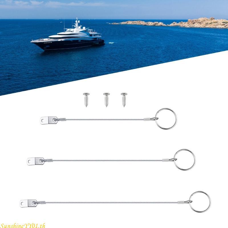 SUN Safety Wire Lanyard Cable Tether Safety Tether Wire Quick Release Pin สําหรับเรือ