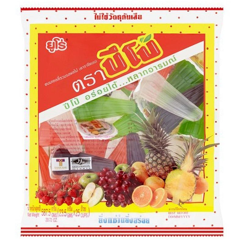 ปีโป้เยลลี่ 587.5กรัม Peepo Fruit Jelly 587.5g. [หมายเลขบาร์โค้ด 8850425000060] สินค้าคุณภาพดีคัดสรรเพื่อคุณ