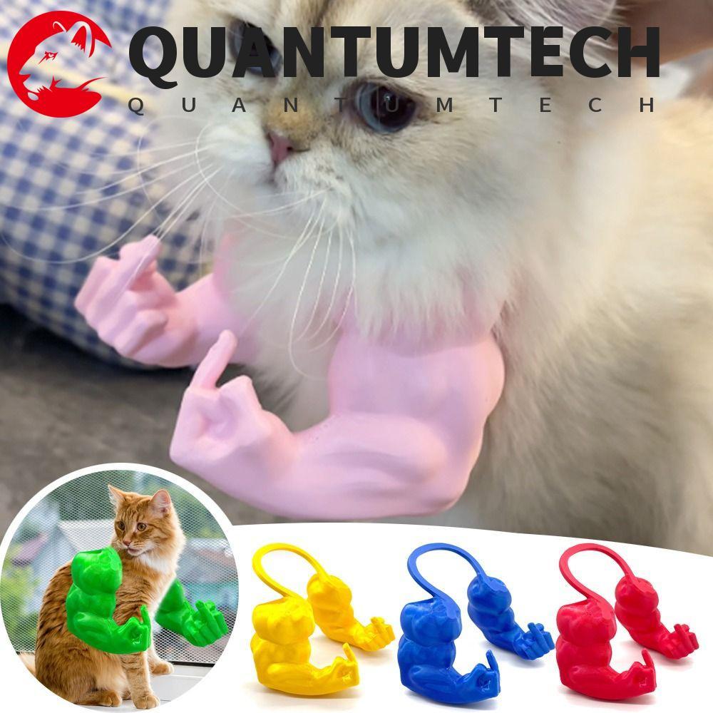 QUANTUMTECH 3D พิมพ์แมวกล้ามเนื้อแขน,น้ําหนักเบาปรับแมวคอแขนกล้ามเนื้อ,Anti-Scratch Gestureแขวนแขนสั