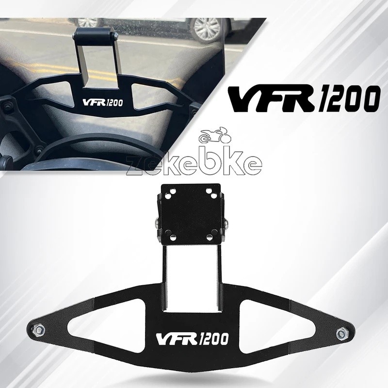 นําทางแผ่นวงเล็บ GPS โทรศัพท์ Mount สําหรับ Honda VFR1200 X VFR 1200X vfr1200x 2012-2017 อุปกรณ์เสริ