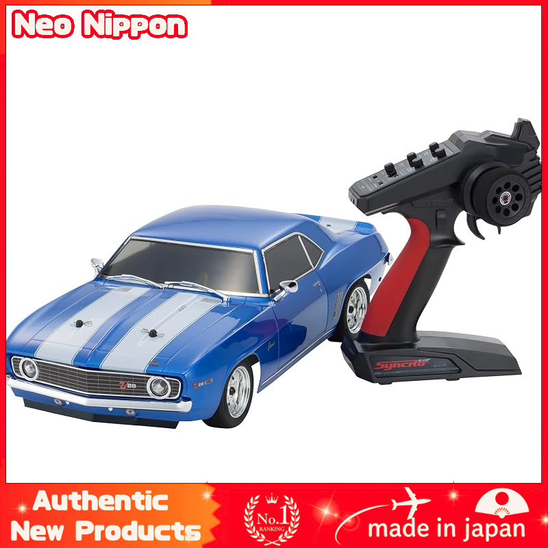 Kyosho 1/10 EP 4WD Phaser Mk2 FZ02 Readyset 1969 Chevrolet Camaro Z/28 Le Mans Blue Electric Radio C