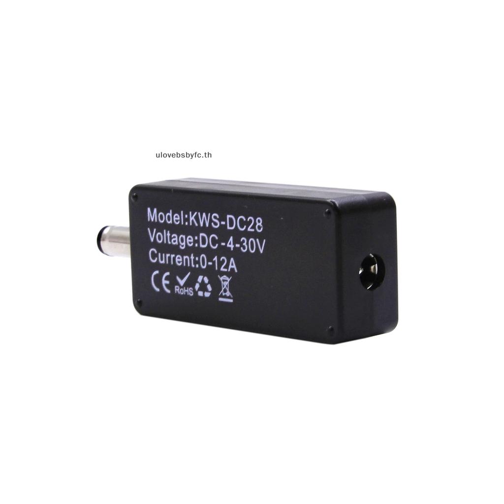 OOVE KWS DC28 รถใช้แรงดันไฟฟ้าแอมป์มิเตอร์เครื่อง 0.96 นิ้ว TFT HD Digital Display Circuit Tester N