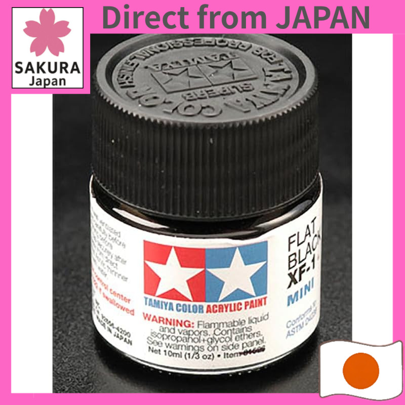 Tamiya Acrylic Mini XF-1 Flat Black