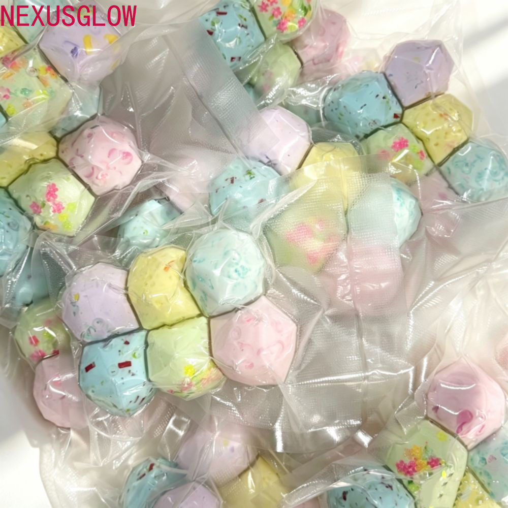NEXUSGLOW Crunchy Squeeze, Hand Relax Handmade Crispy Ball, Boys Girls Pinch Cute Shapable Blocks Fi