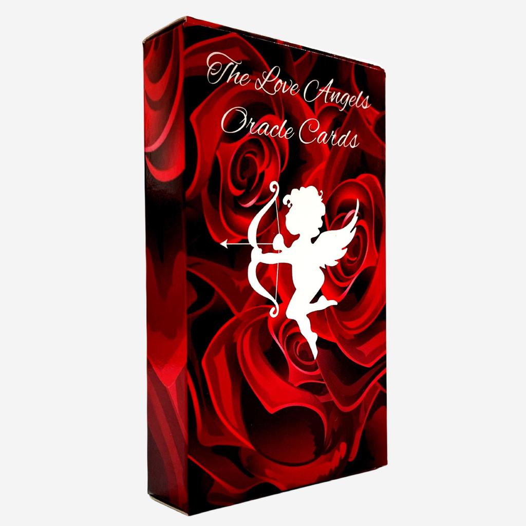10.3 * 6 ซม.The Love Cupid Oracle Card การ์ดเกมกระดานภาษาอังกฤษ The Love Angel Oracle