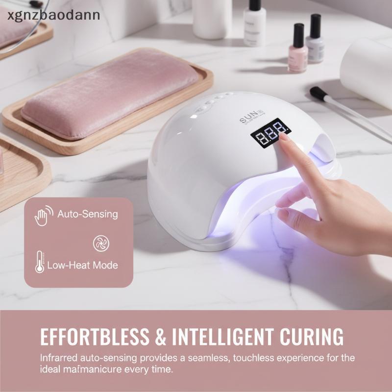 [XGN] Professional Gel Nail Curing Dryer UV LED Light 4 Timers Auto Sensor for Salon Home Nails [VN]