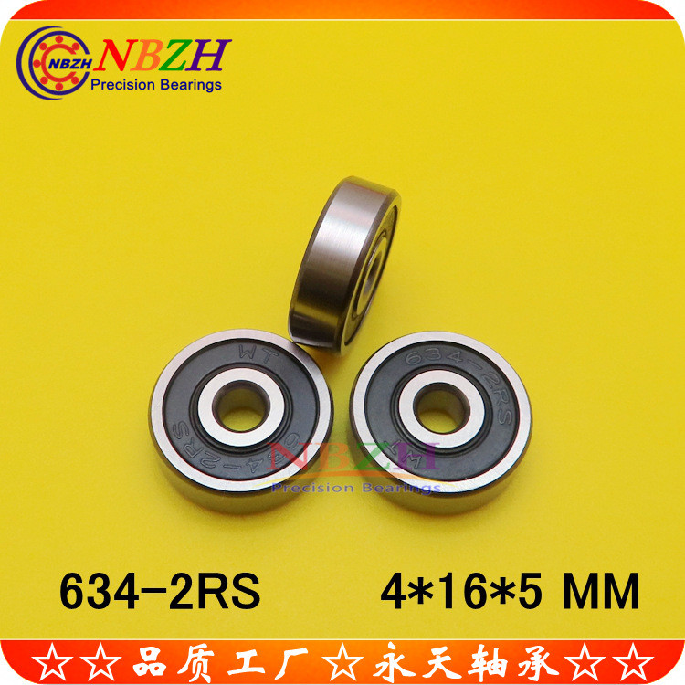 แบริ่งสแตนเลส S634ZZ S634-2RS 633ZZ 634-2RS R1640HH 4 * 16 * 5 มม.LSM2