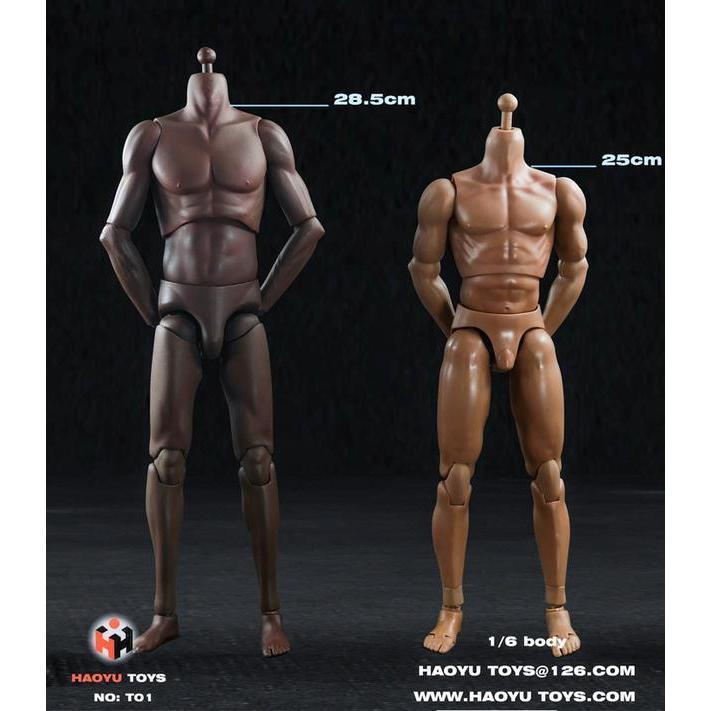 HaoyuToys 1/6 Super Sportsman Body 2 T01 Black Skin Tone และ T02 White Skin Tone พร้อมสต็อก