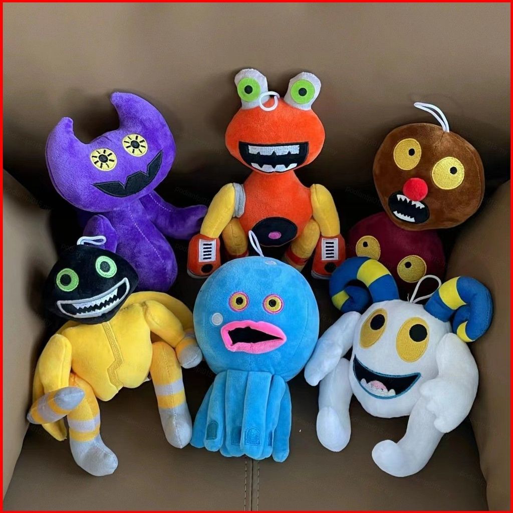 PF My Sing Monsters Wubbox Plushie น่ารักการ์ตูนมอนสเตอร์ยัดตุ๊กตาสําหรับของขวัญเด็ก