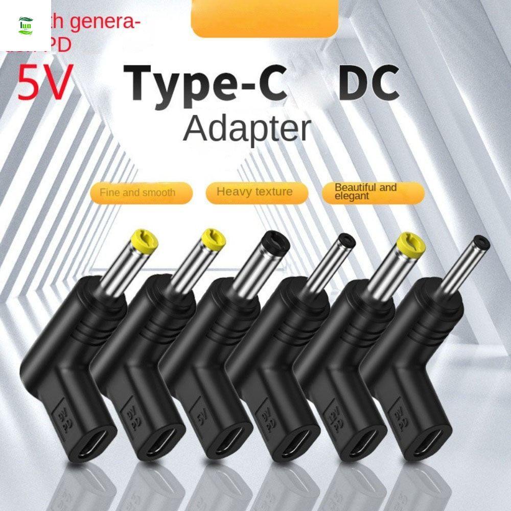 LUOLVTH USB C PD to DC Power Connector, Universal 5V 9V 12V Type C to DC Jack Plug, Type-C PD Conver