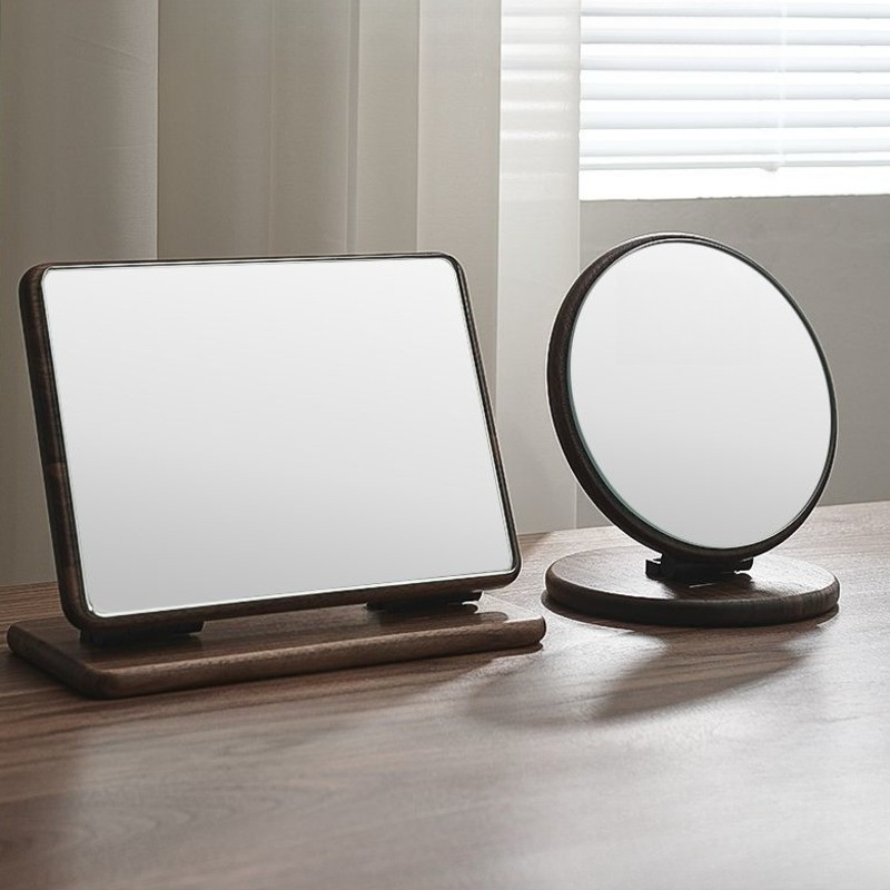 Desktop Mirror High-definition Makeup Mirror Foldable Makeup Mirror Portable and Portable