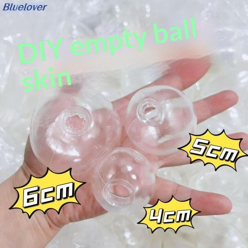 Bluelover 6 ชิ้น Soft TPR Empty Ball Skins DIY Handmade Squeeze ของเล่น Bubble Stress Reliever สําหร