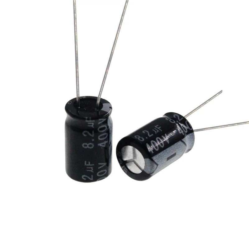Ly 20pcs 400V 8.2uF 400 โวลต์ 8.2MFD อลูมิเนียม Electrolytic Capacitor 8*12 มม. Radial 8.2mf400v 400