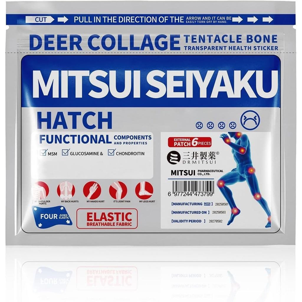 DRMITSUIHerbalHeatPatches,8-Hour DeepWarmingComfort,เหมาะสําหรับKnee,Back,คอ,ไหล่,Joints&s,Long-Last