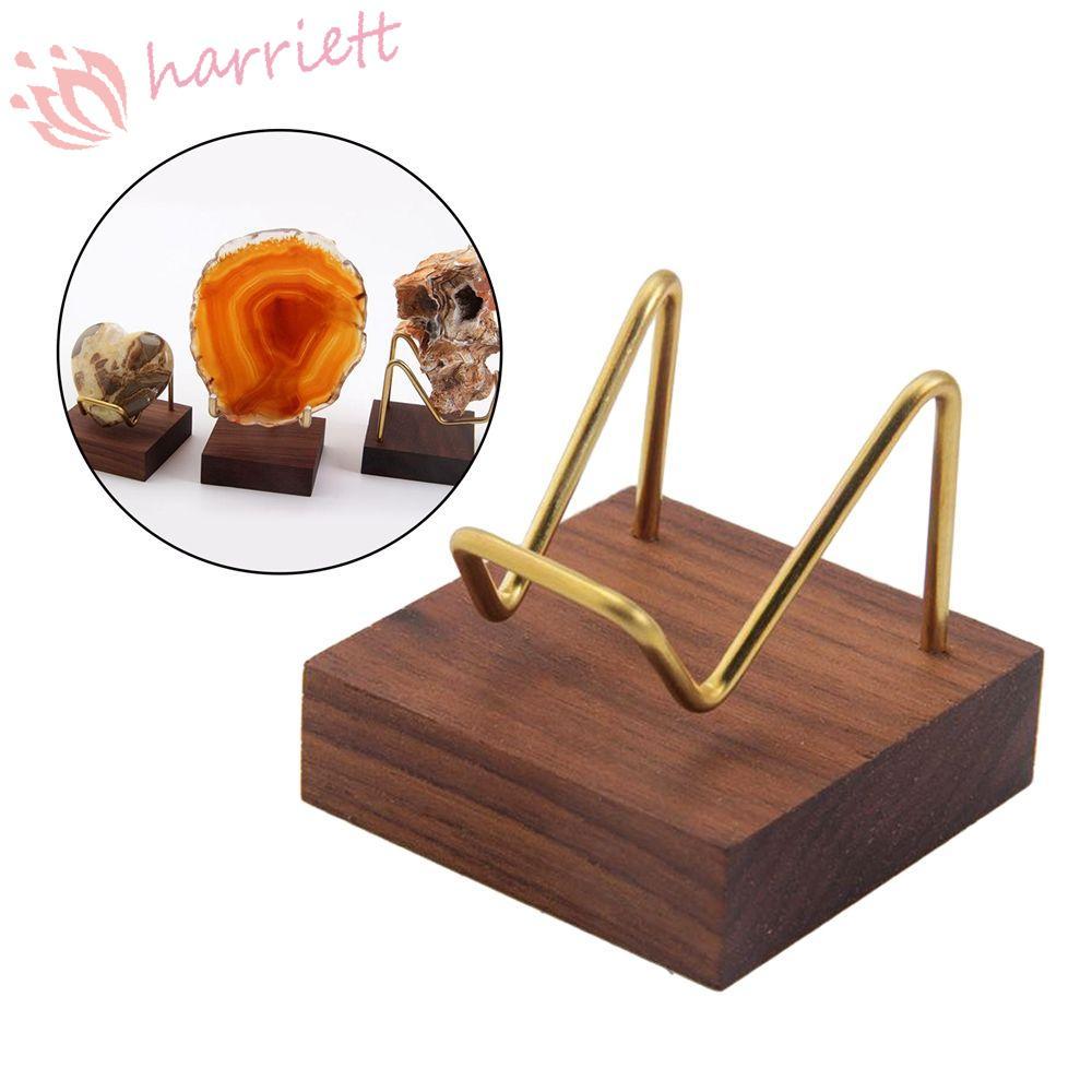 HARRIETT Mineral Stand Metal Arm Home Decoraition Ores Agate Rocks Display Holder