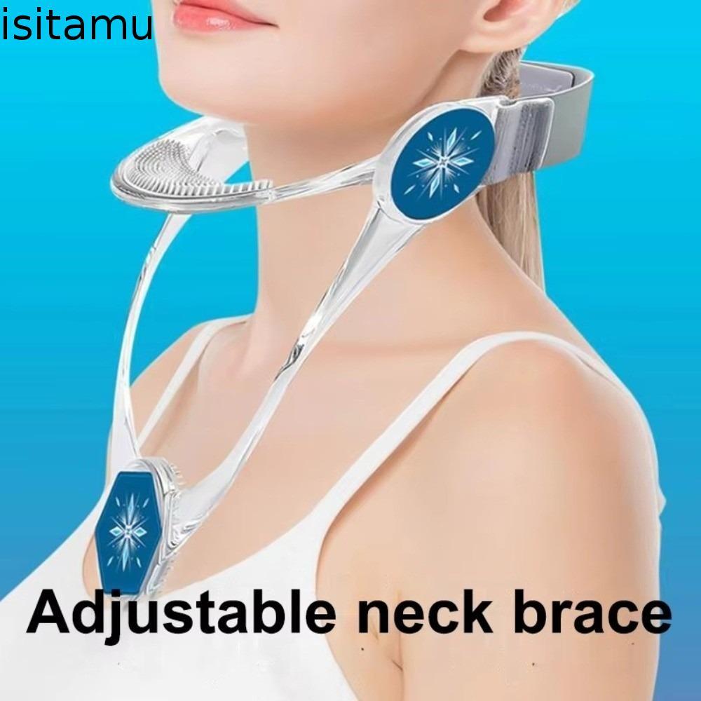 ISITAFT รั้งคอ, สนับแข้งซิลิโคน เปลคอแบบพับได้, การแก้ไขท่าทาง TPU ปรับกระดูกสันหลังส่วนคอสํานักงาน