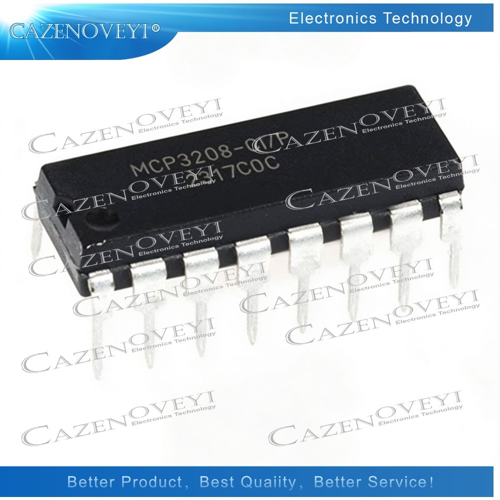 5 ชิ้น MCP3208-CI-P DIP-16
