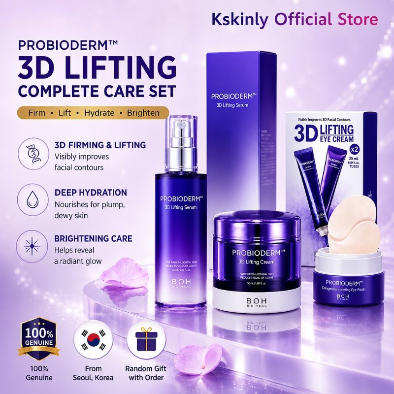 Beauty of Joseon Purple Complete Set Serum 100ml + Cream 50ml + Eye Cream 25mlx2 + Eye Patch ส่งจากโ