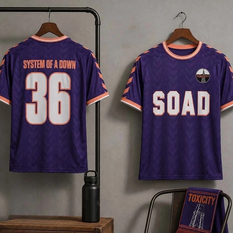 เสื้อยืด SOAD System of A Down Tour 2026 สำหรับทุกเพศ, เสื้อยืดผู้ชายสไตล์ Y2k แฟชั่นร็อค แห้งเร็ว, 
