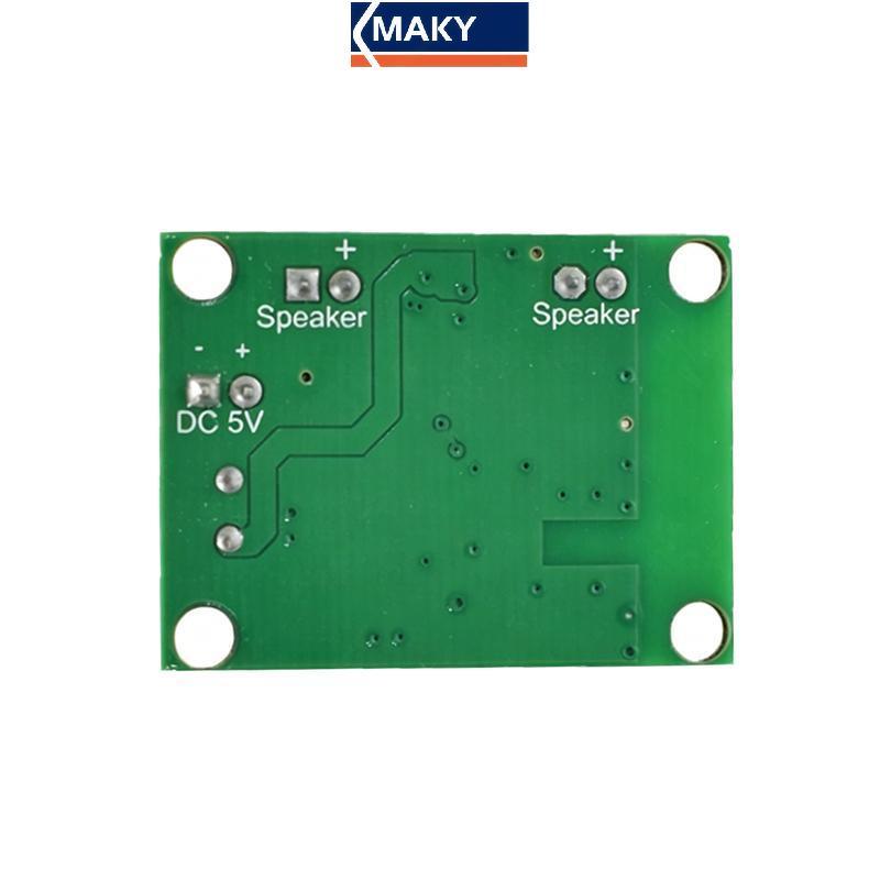 MAKY DC 3. 3V 5V Audio Power Amplifier Board 4Ohm 3W x 2 Channel Mini Wireless Module สําหรับลําโพง 