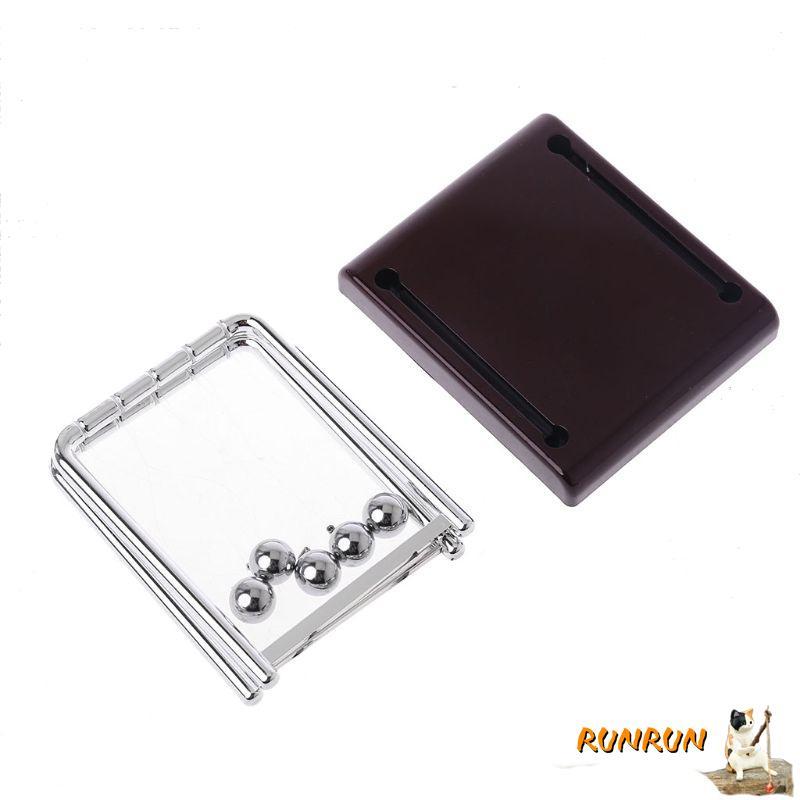 RUNN Cradle Steel Newton s Balance ฟิสิกส์วิทยาศาสตร์ลูกตุ้มของเล่นโต๊ะสนุก